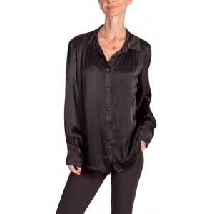 NEW GIGI MODA gia satin top in black